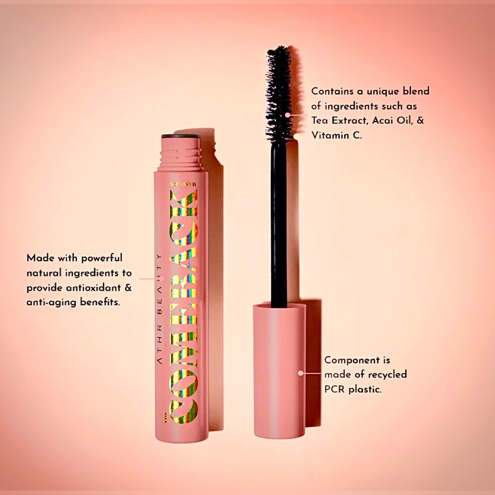 ATHR BEAUTY “The Comeback Mascara” in Matte Black BNIB! MSRP $28.